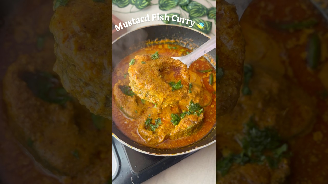 Mustard Fish Curry 😍 #mustardfish #mustardfishcurry #sorsheilish