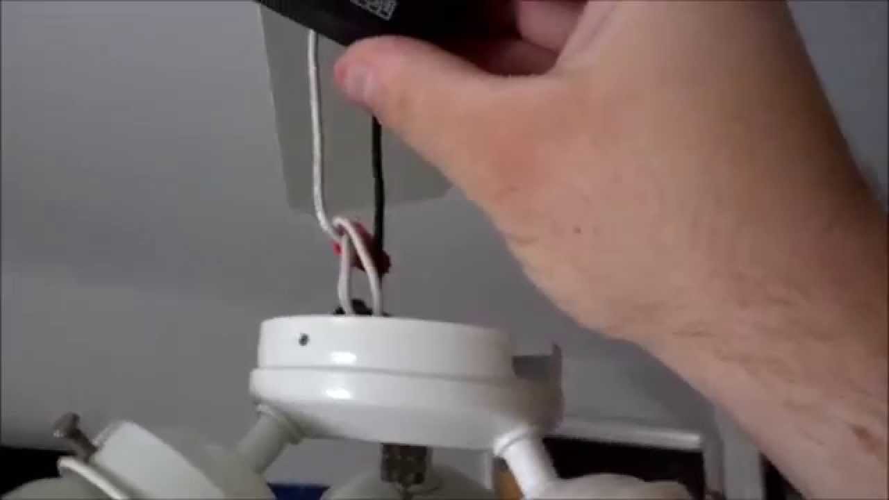 Replacing broken pull-string on a ceiling fan