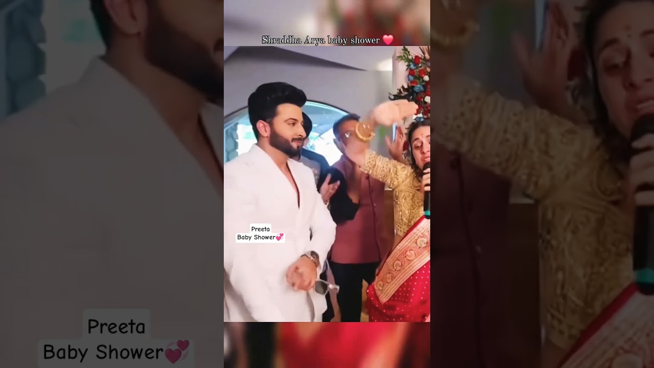 kundali bhagya all team members Réunion in Shardha arya Baby Shower party | Preeta arora twin baby