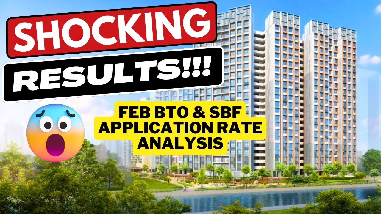 SHOCKING RESULTS from the Feb 2025 SBF & BTO - Application Rate Analysis - HDB Singapore