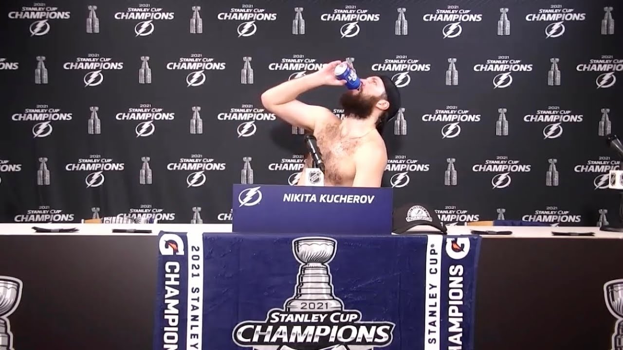 Nikita Kucherov’s Drunk Stanley Cup Post Game Interview