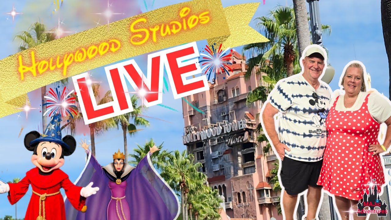 🔴    LIVE!  MAJic Adventures at Hollywood Studios! Rides, Shows & Disney Magic All Day!