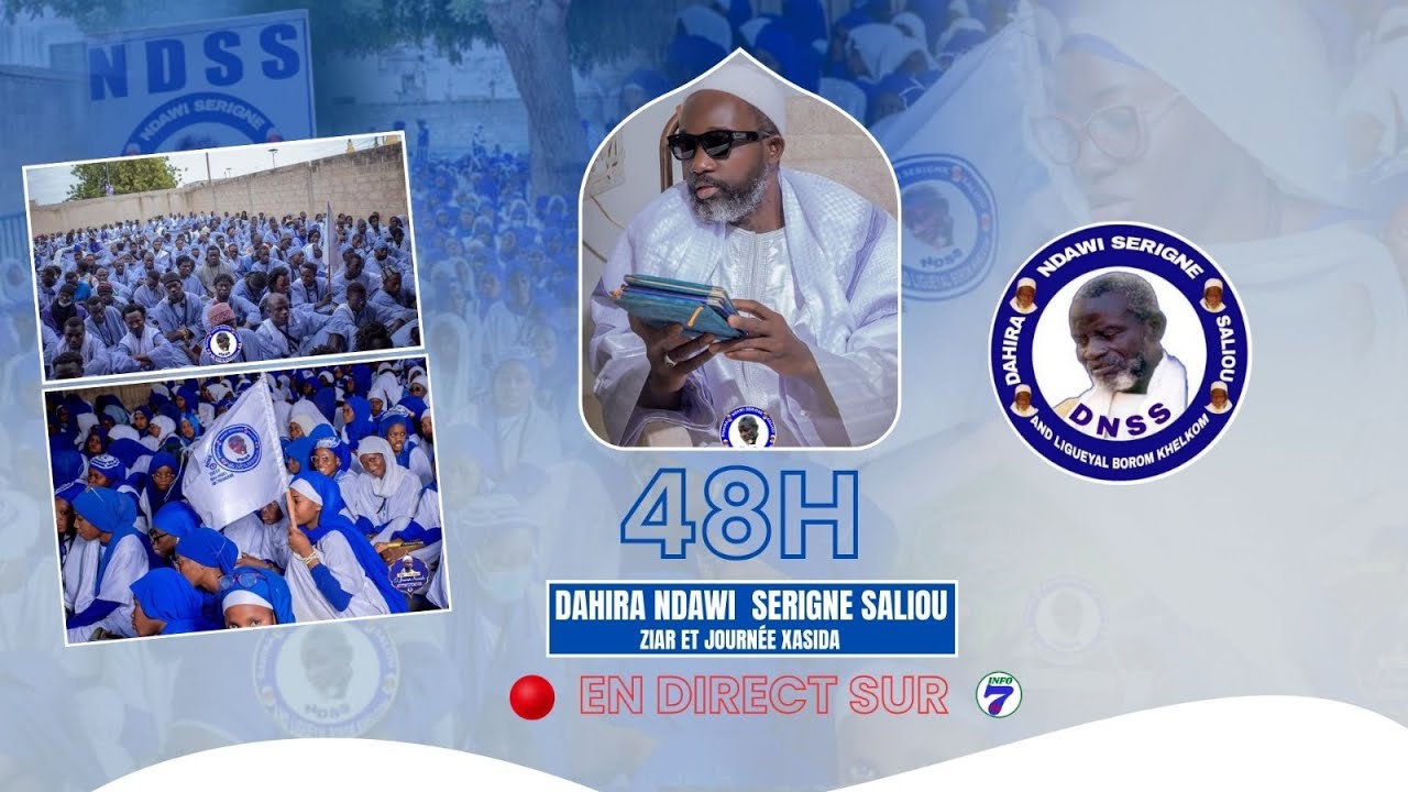 🔴🛑DIRECT TOUBA : Journée Xasida Dahira ndawi serigne saliou