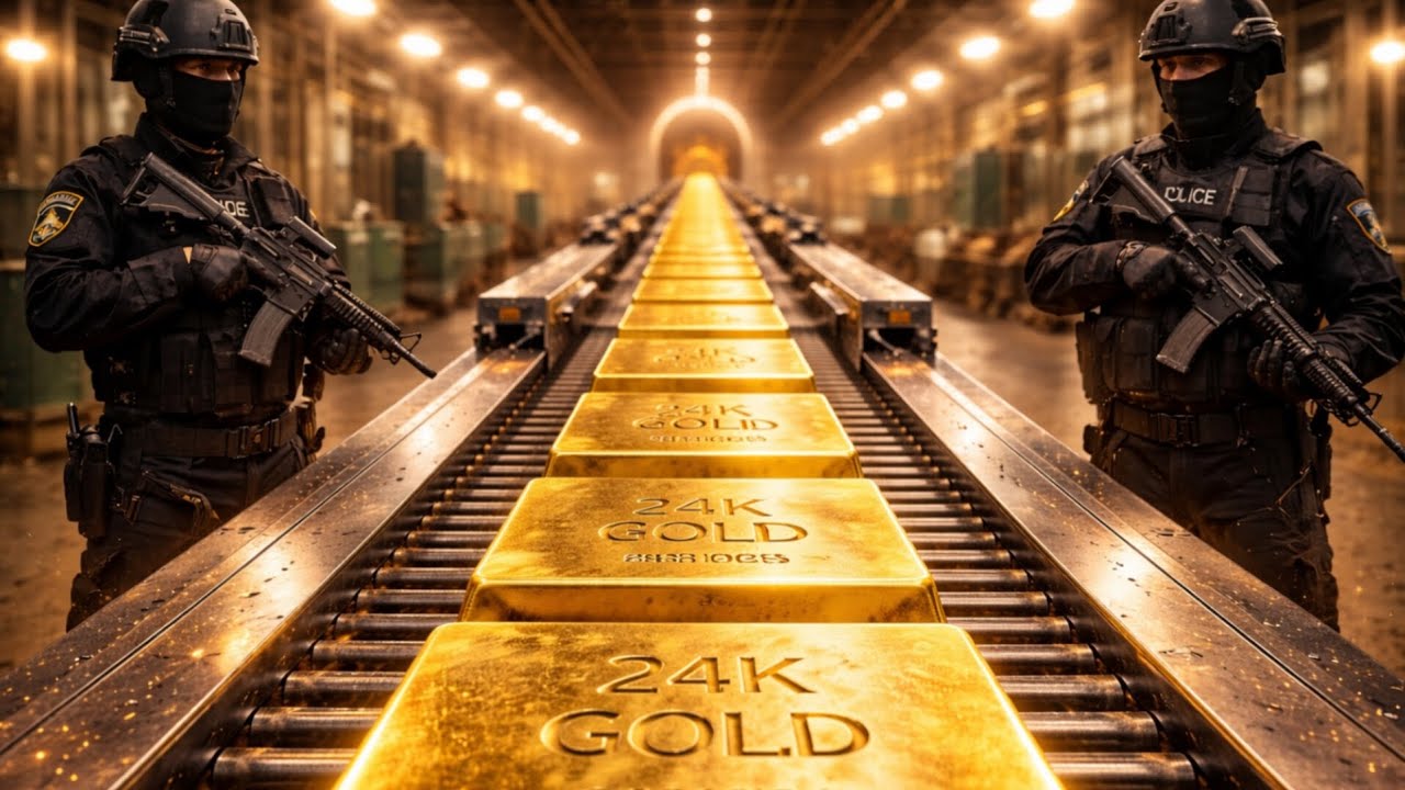 How 24K Gold Bars Are Made – Inside a Modern Gold Factory