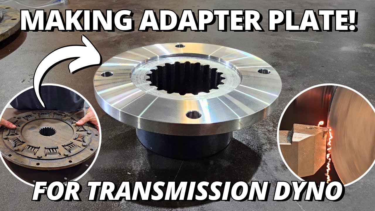 Making an Adapter Plate for Transmission Dyno! | Machining & Milling