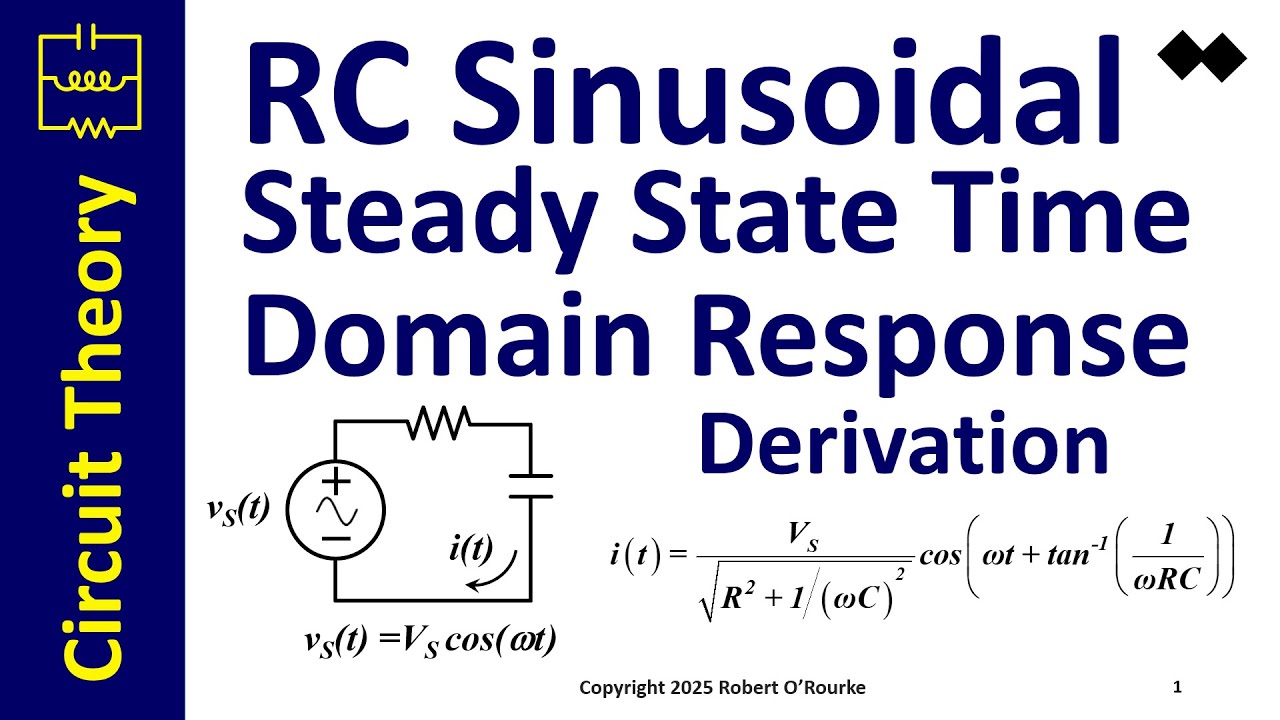 RC Time Domain Response to Sinusoidal Input