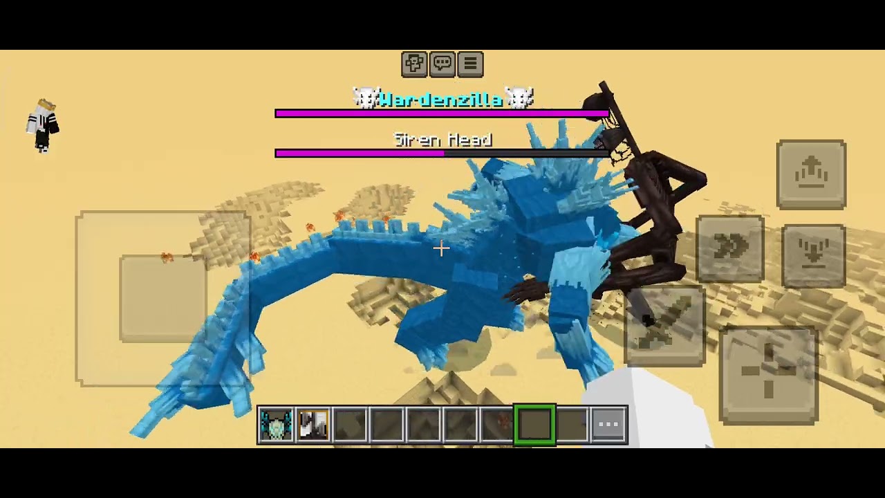 WARDENZILLA VS SIREN HEAD ADDON BY GOJIDRAW 