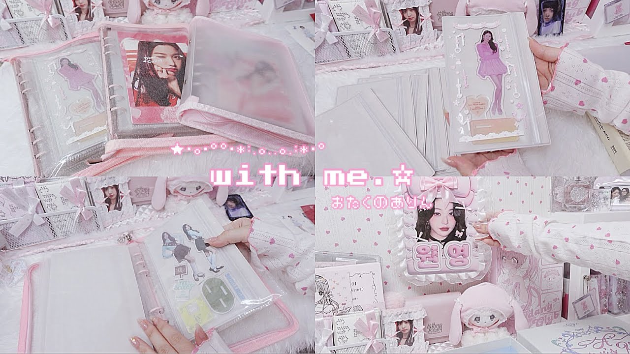 【IVE収納】トレカ以外の収納方法どうしてる？新たなアクスタの可愛い収納法🎀 kpopオタク収納/다이브로그/아이브원영wonyoung /포카 /DIVEvlog