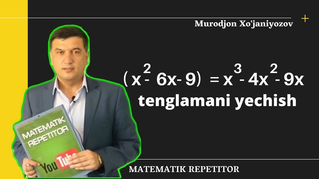 Yuqori darajali tenglama. Qiziqarli Matematika . (47-video)