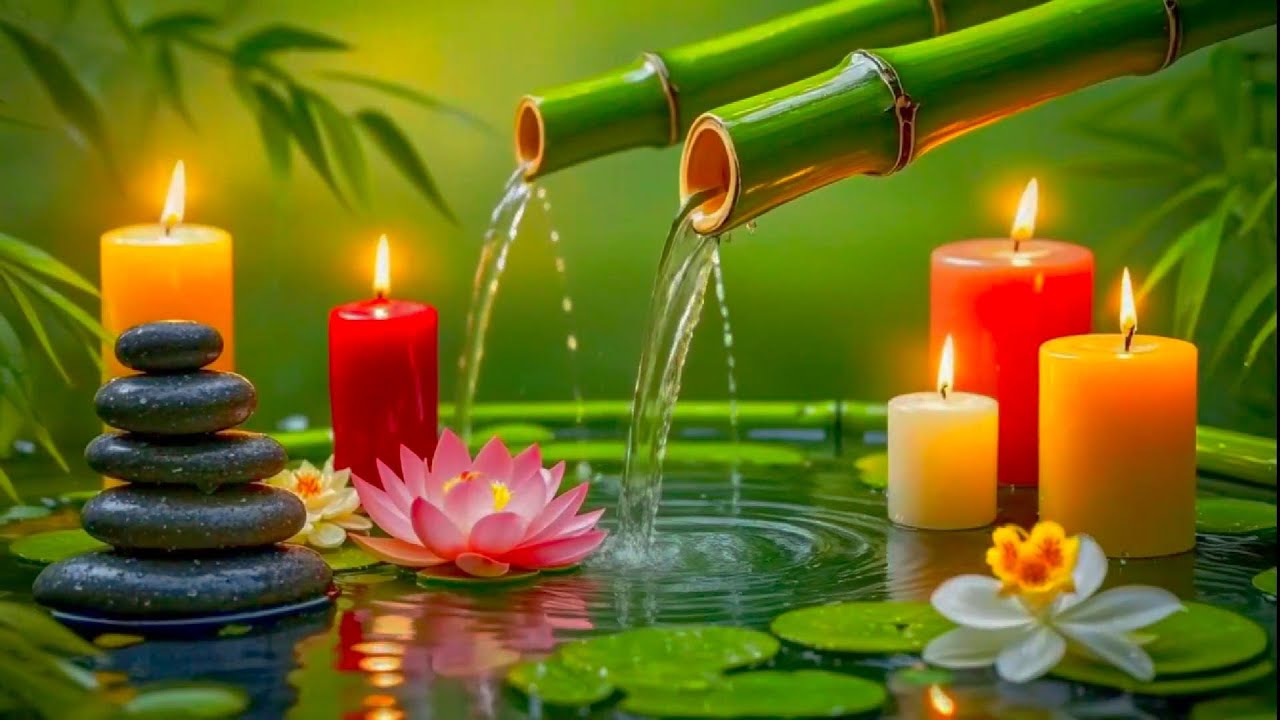 Deep Relaxation Music with Flowing Water 🌿 Calm Mind Body and Sleep Better