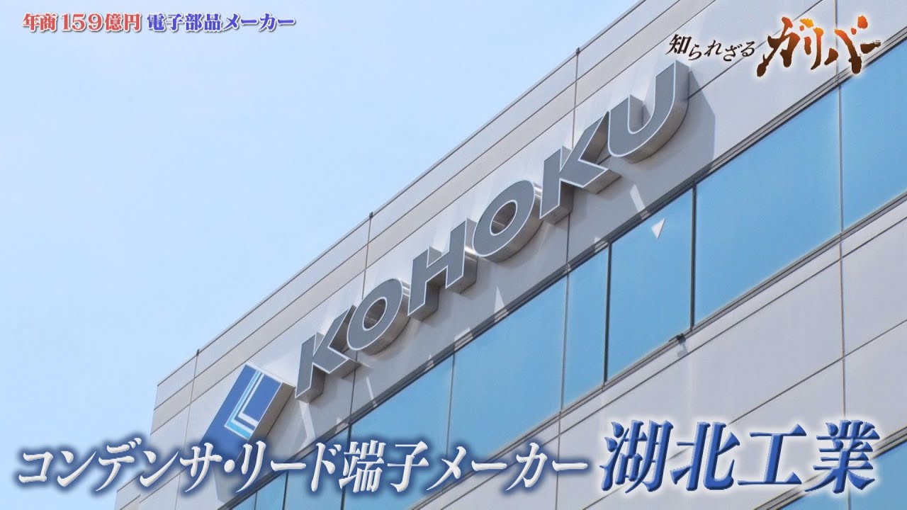 技術が凝縮！小さな製品で世界トップシェア。コンデンサの「リード端子」製造メーカー　湖北工業
