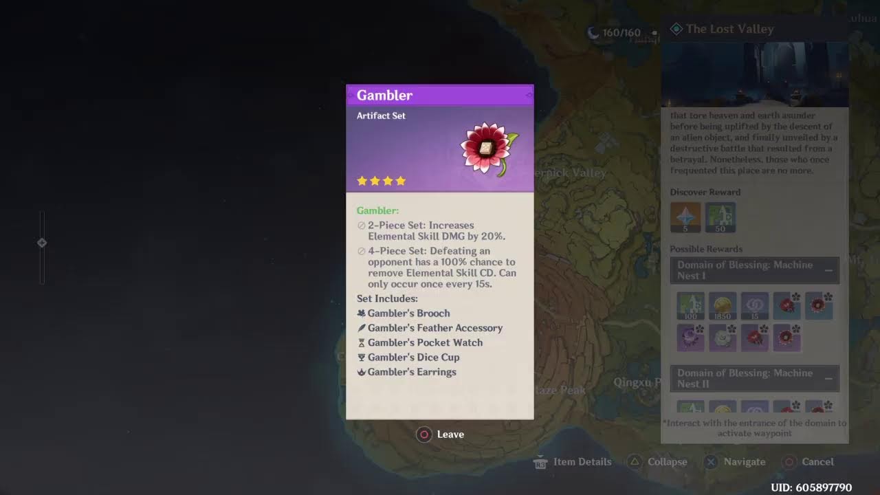 Grinding Ganyu materials (Genshin Impact)