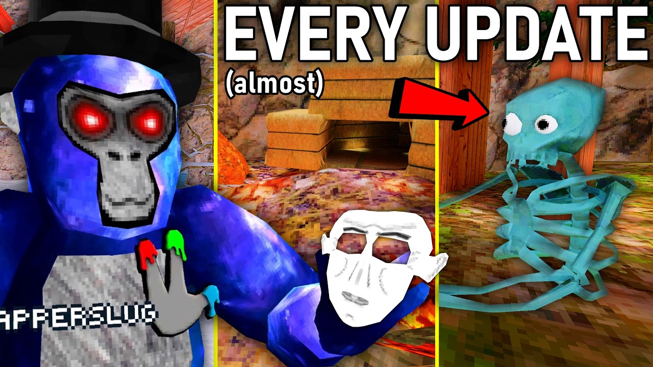 I Played EVERY Gorilla Tag Update