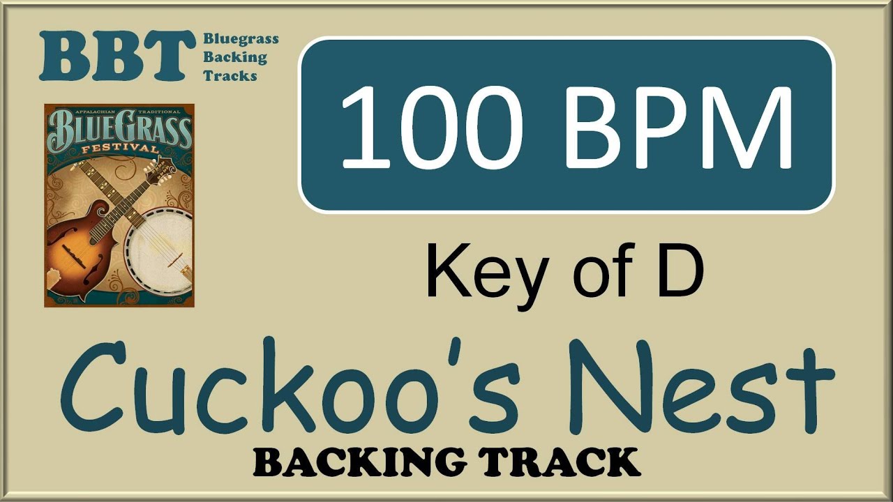 Cuckoo's Nest - 100 BPM bluegrass backing track