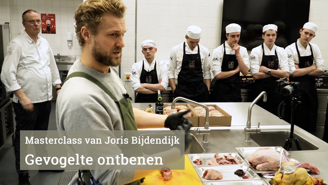 Masterclass van Meesterkok Joris Bijdendijk bij Sterklas ROC Amsterdam