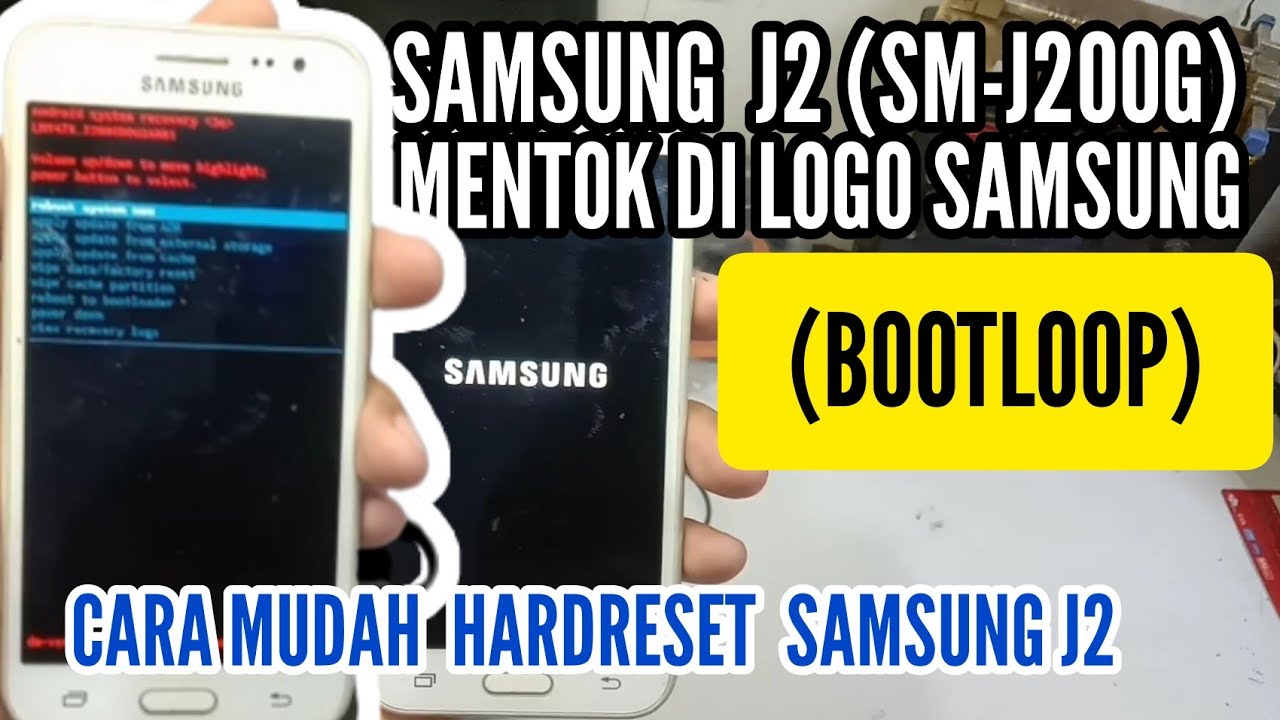 SAMSUNG J2 (SM-J200G) MENTOK DI LOGO 