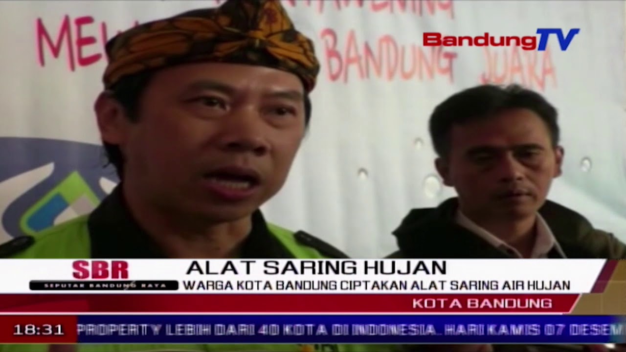 Warga Kota Bandung Ciptakan Alat Saring Air Hujan | SBR | BANDUNG TV