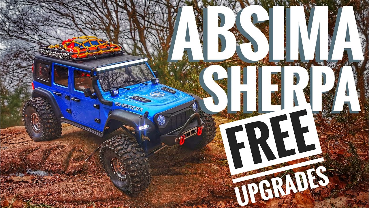 Absima CR3.4 Sherpa - FREE UPGRADES - Lights and Suspension