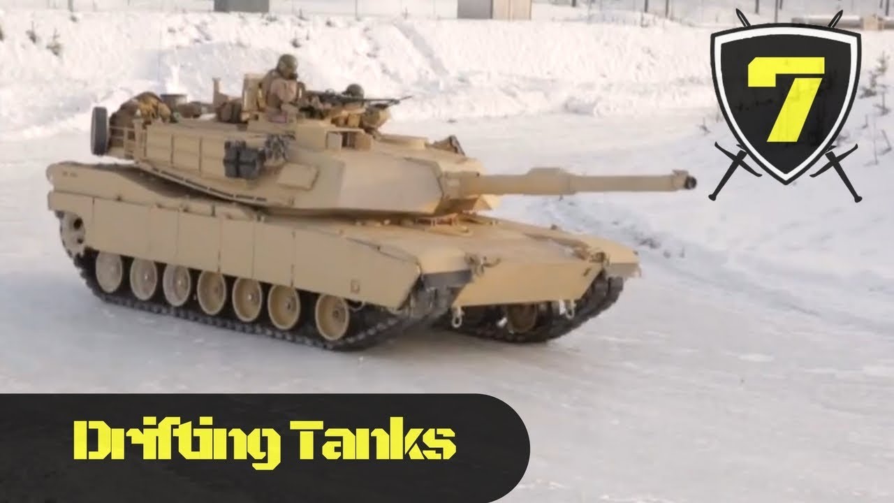 US Marine Corps - Learning to Drift Tanks in Norway