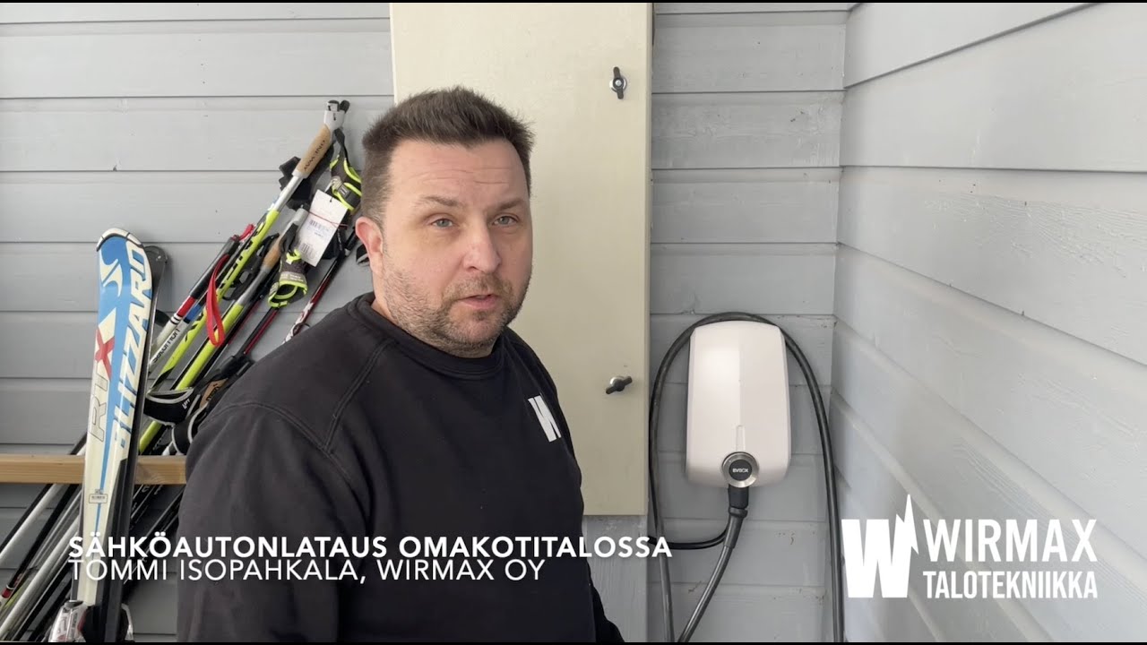 Sähköauton lataus omakotitalossa - Wirmax Talotekniikka