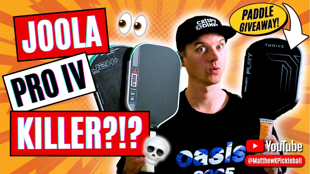 🏓 Thrive FURY Review | JOOLA Pro IV & Honolulu J2H+ Comparison | 👑 Best Gen 3 Pickleball Paddle?