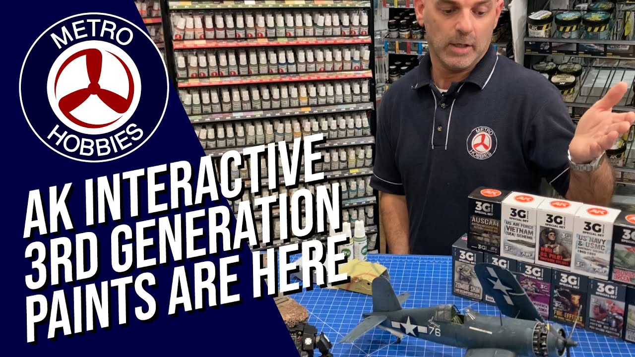 AK Interactive 3rd Generation Full Racks and Paint sets... all in store!