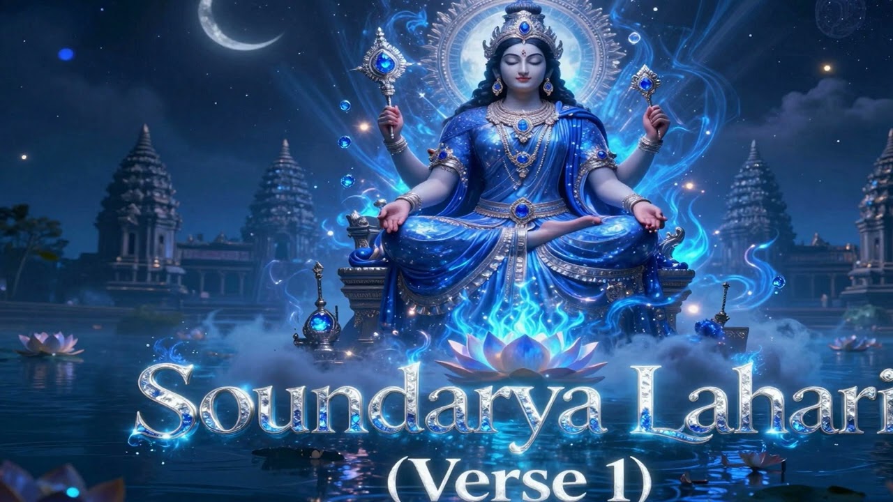 🌿 Tripura Sundari Healing | Soundarya Lahari Verse 1 | Angkor Wat Meditation