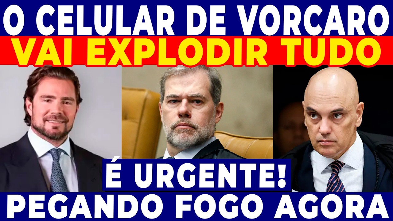 A BOMBA DO DIA VEM DO CELULAR DE VORCARO! DADOS FORAM ACESSADOS! DESESPERO EM BRASÍLIA! PEGANDO FOGO