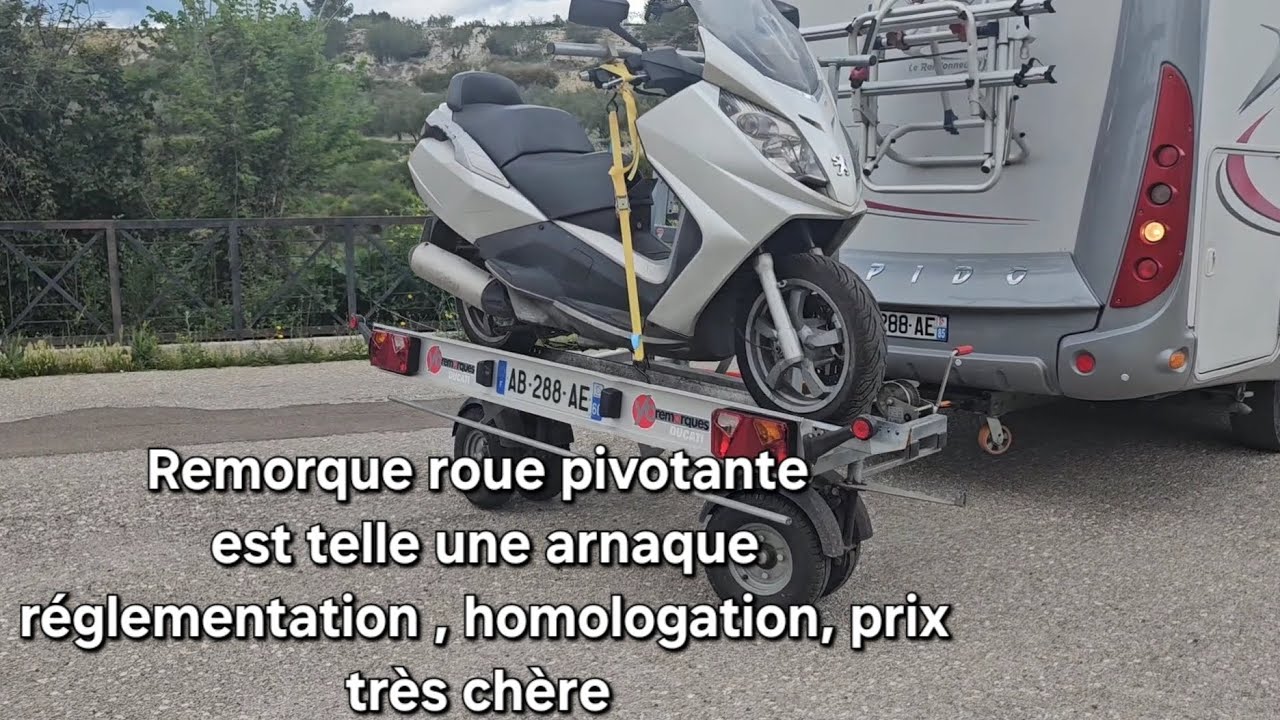 Remorque roue pivotante pour camping car fini les galère de main d'œuvre est telle vraiment bien ?