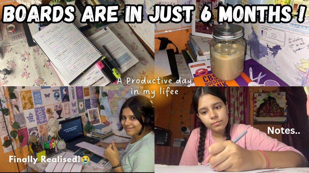 Realistic Study Routine of CBSE 12th Grade 🎀✅*HUMANITIES STUDENT*|VB 💞