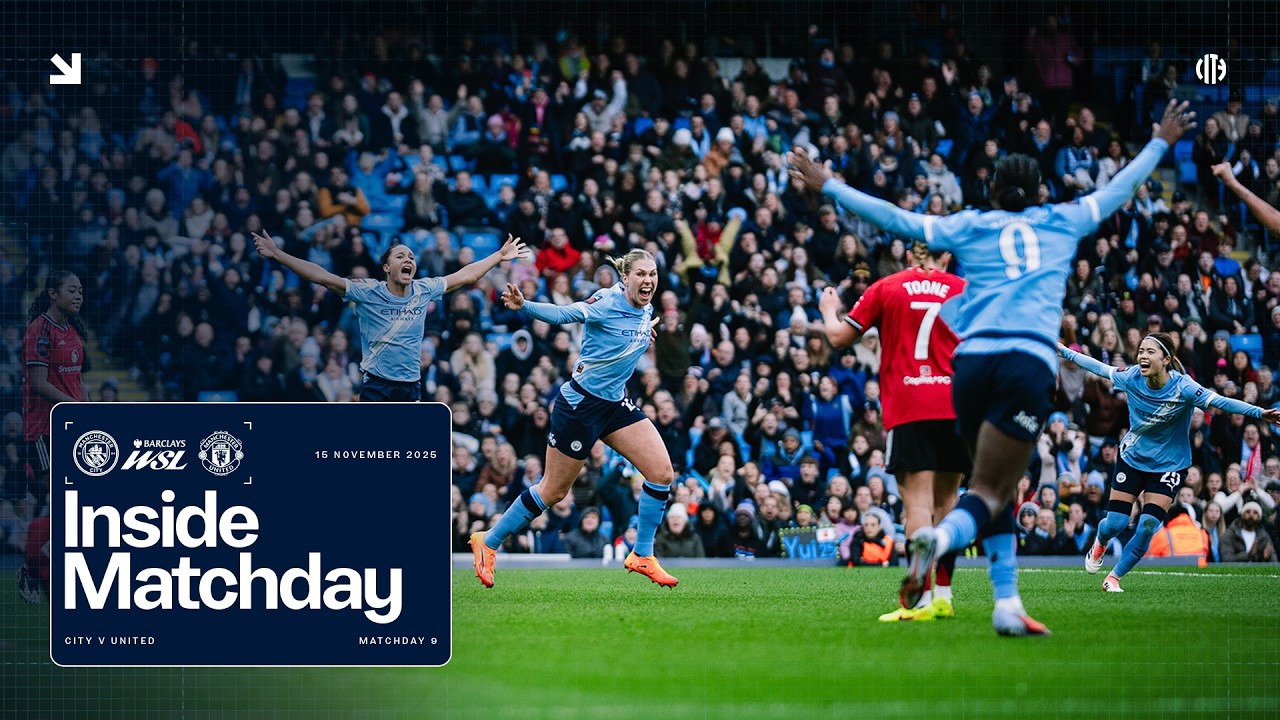 Manchester is Blue 🩵 | MCWFC 3-0 United | Inside Matchday
