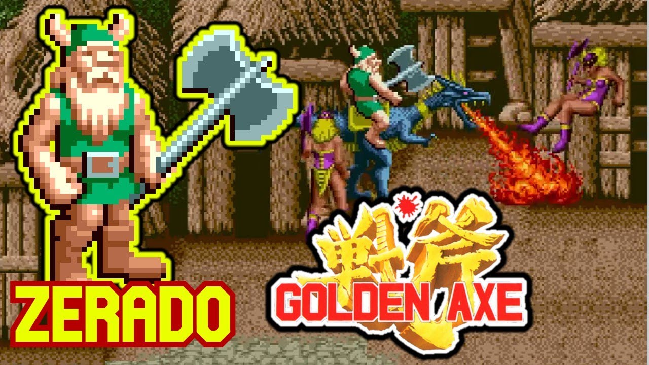 Golden Axe - ZERADO - Anão de Machado do Mega Drive