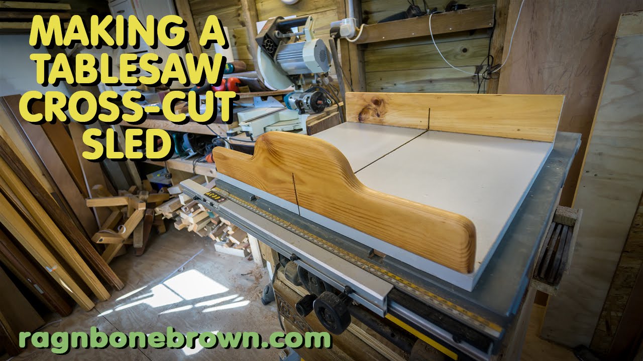 Making A Cross Cut Sled for the Tablesaw