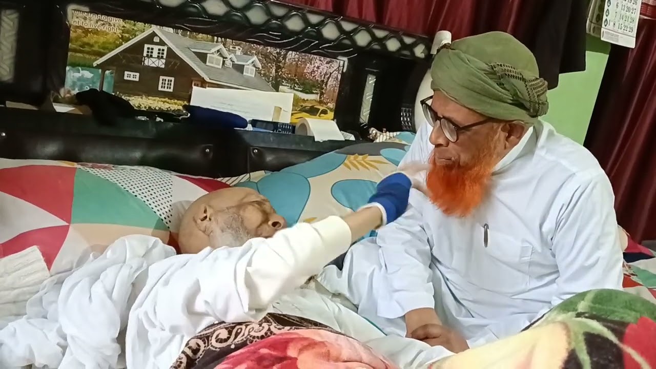 Molana Matloob Hasan Nadwi Apne sheikh Molana Ilyas qasmi ki khidmat me