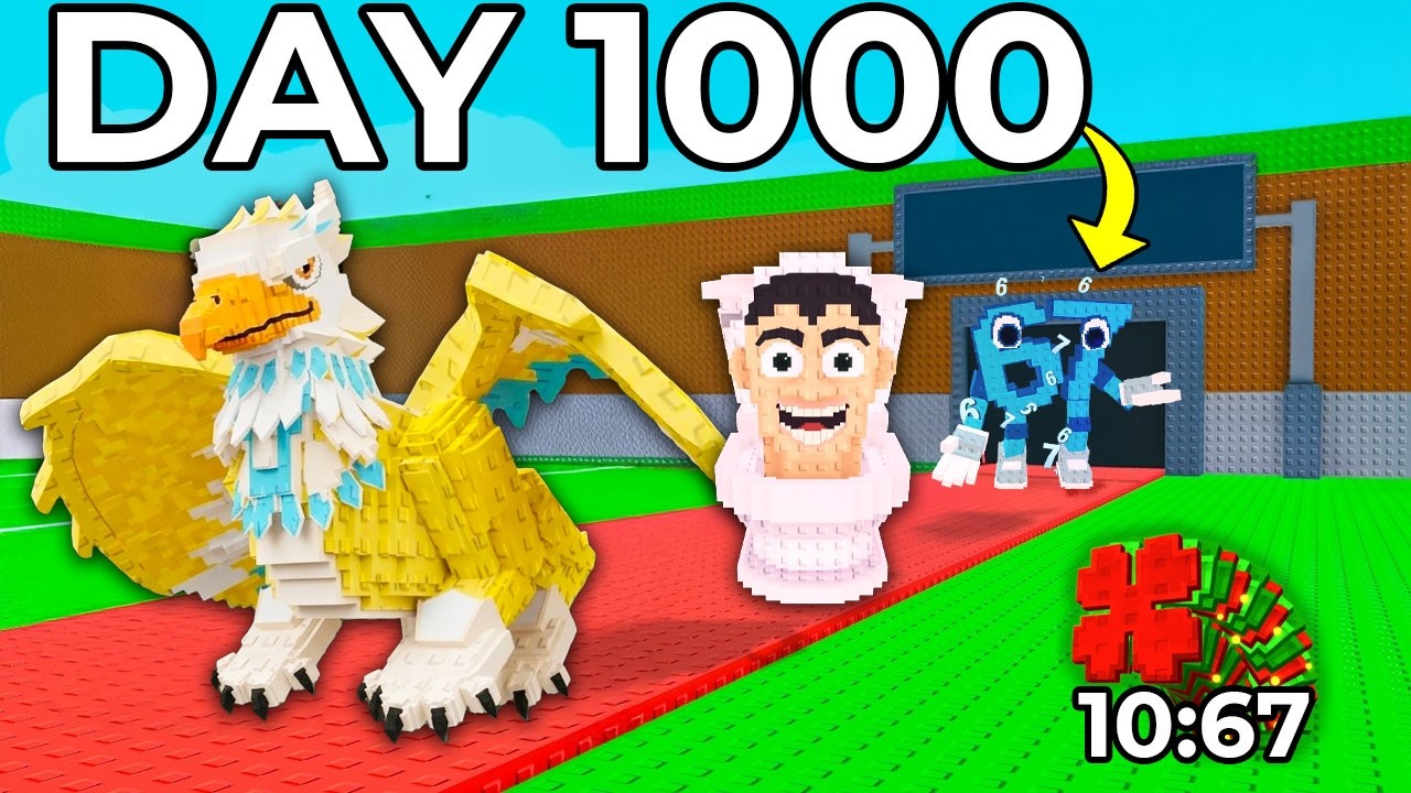 I Spent 1000 DAYS In Steal A Brainrot!