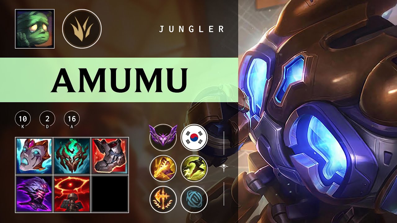 Amumu Jungle vs Lee Sin - KR Master Patch 25.24