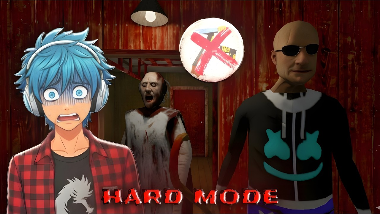 I SURVIVED HARD MODE Horror game WITHOUT weapons 😱