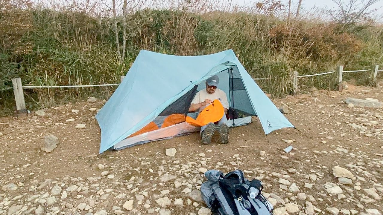 배낭무게 6kg 영남알프스 백패킹 16km 반종주(간월산 신불산 영축산)