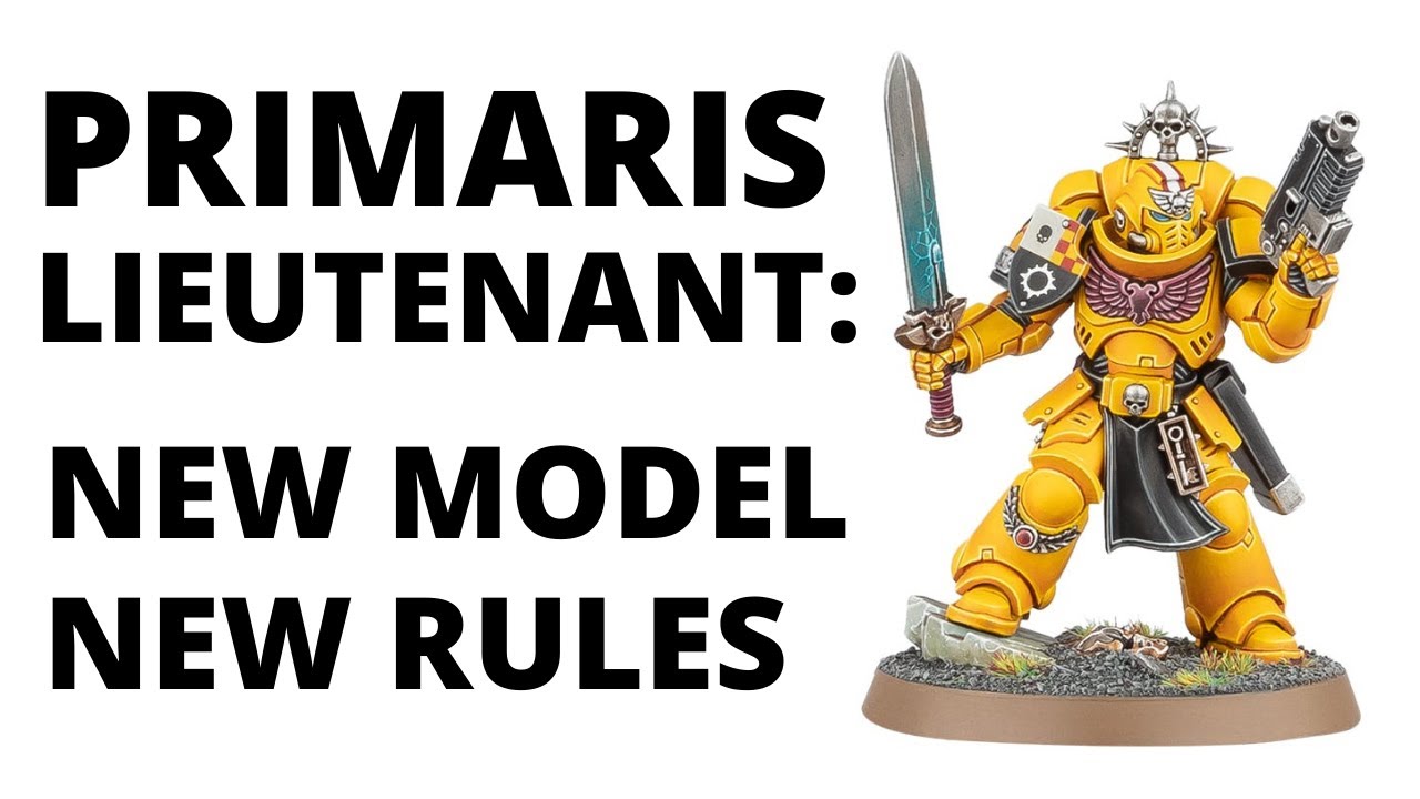 Primaris Lieutenant - New Model and New Rules Reviewed from Strike Force Agastus