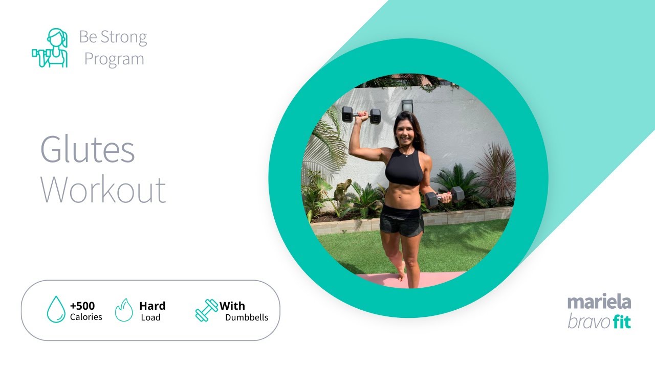 Full Glutes Workout - With Dumbbells - Live Class