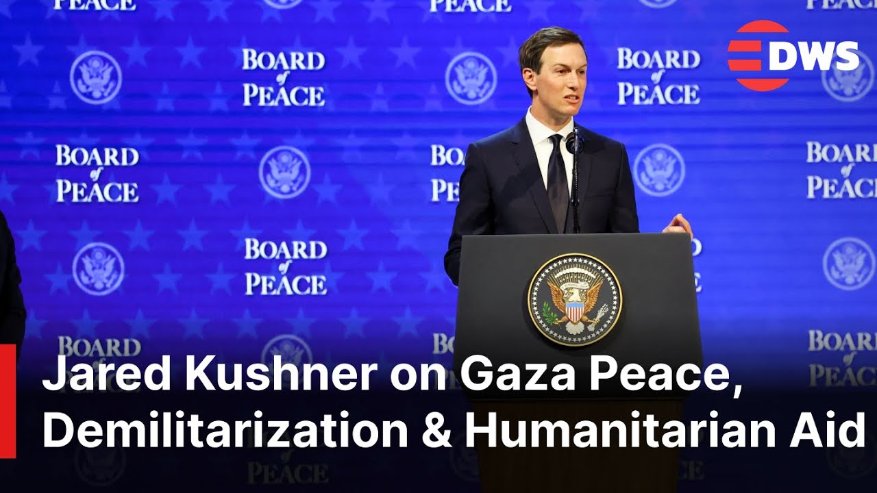 FULL REMARKS: Jared Kushner on Gaza Peace, Demilitarization & Humanitarian Aid at WEF 2026 | AC1E
