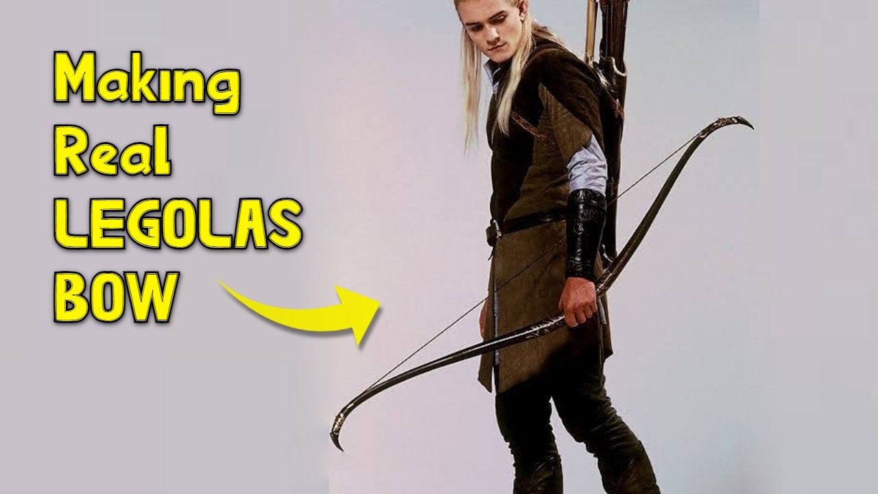 THE ULTIMATE ARCHERY CHALLENGE: HOW TO MAKE A LEGOLAS BOW IN REAL LIFE