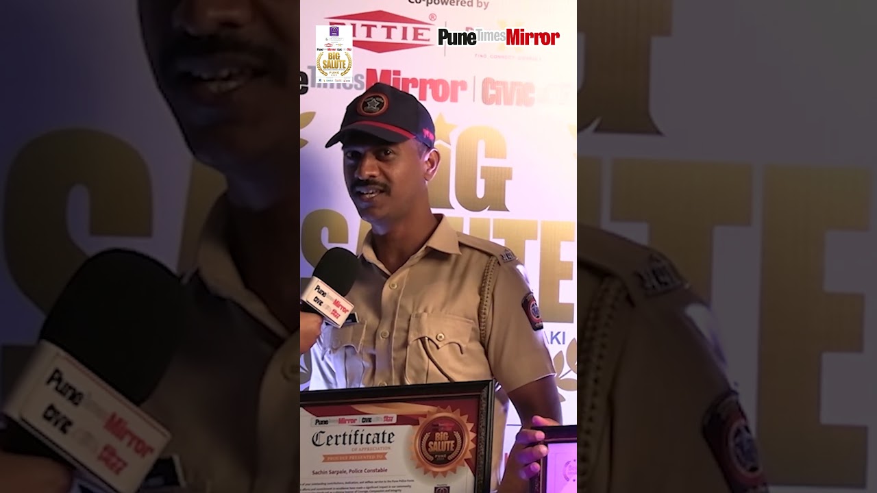 Pune Times Mirror Honors Sachin Sarpale With 'Big Salute' Award