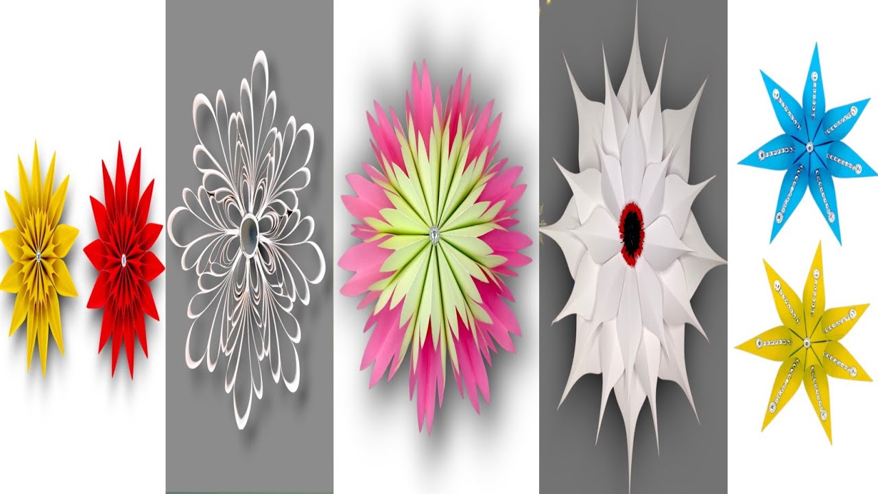 paper snowflakes for Christmas ❄🌲 / paper snowflakes 3D 