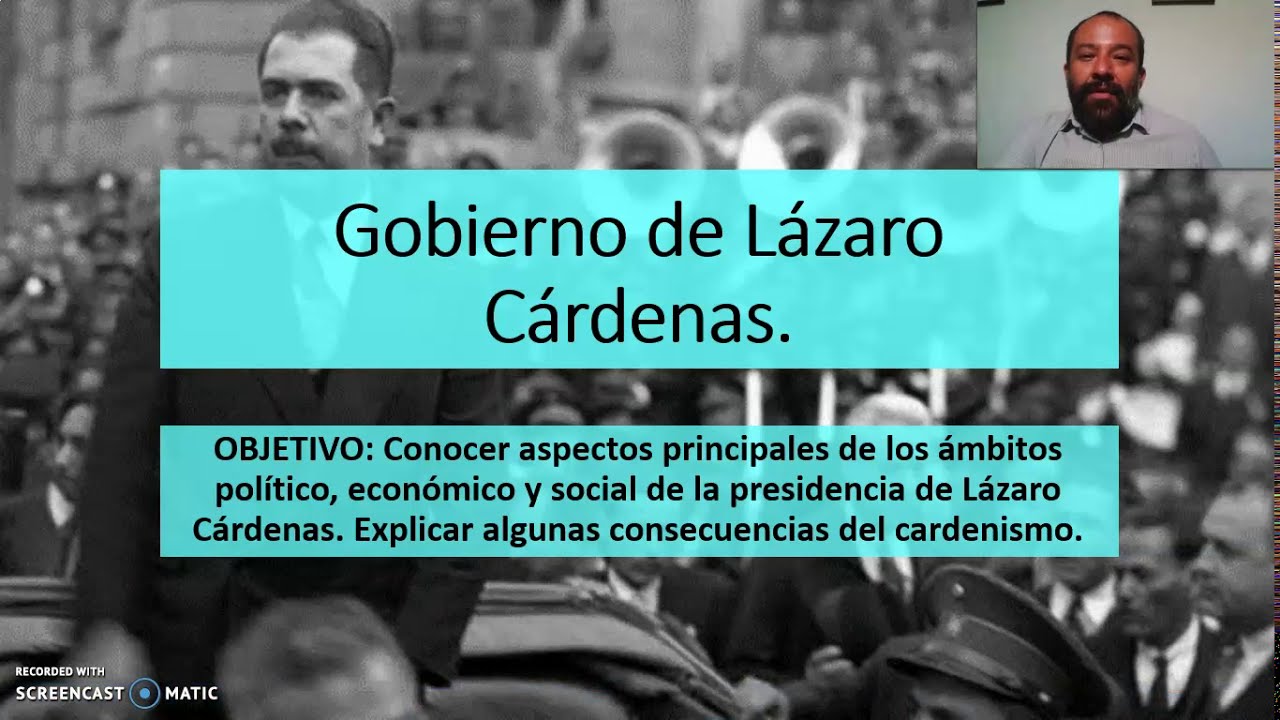 Gobierno de Lázaro Cárdenas.