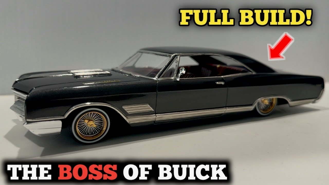 Building the 66 Buick Wildcat with NAILHEAD V8 1/25 Scale #lowrider1589gb  #AMT #Buick #Wildcat