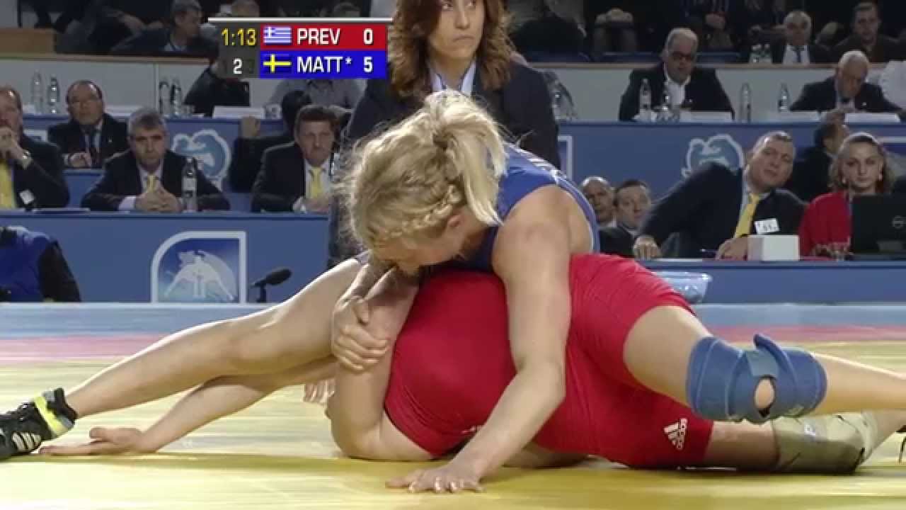 55Kg Final 3-5 match 02 - Female Wrestling -  European Championships 2013