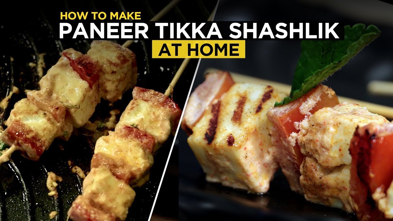 Paneer Tikka Shashlik | Grilled Cottage Cheese Recipe | पनीर टिक्का शाश्लिक | Veg Recipes | Food Tak
