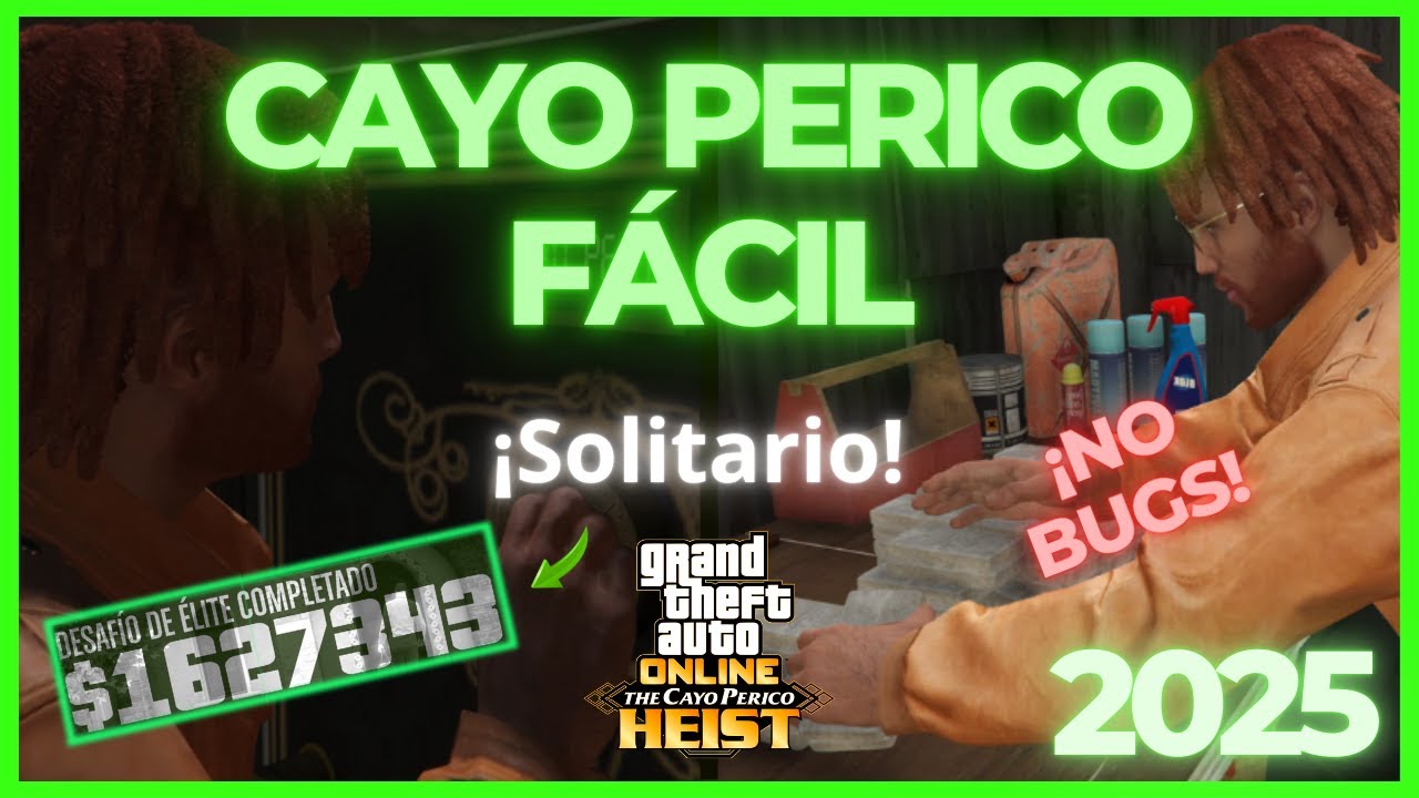 GOLPE A CAYO PERICO EN SOLITARIO +1.6 MILLONES *NO BUGS* | GTA Online 2025