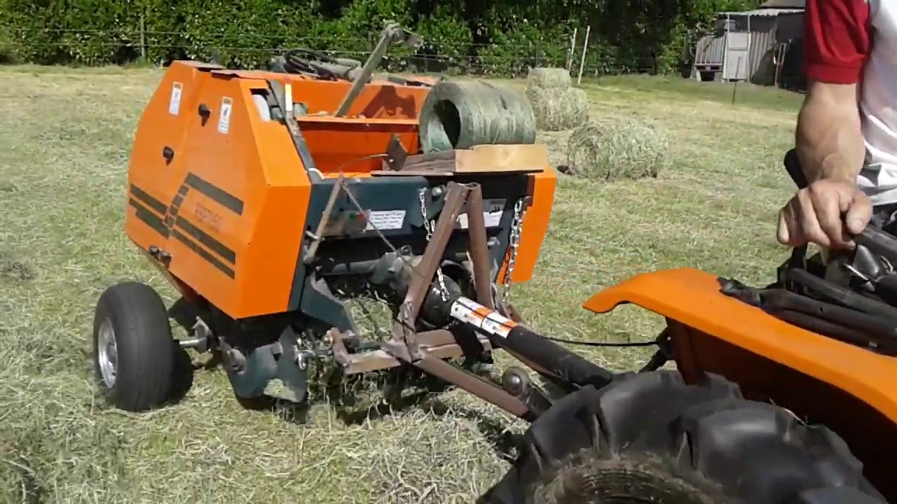 20170525 mini round baler test